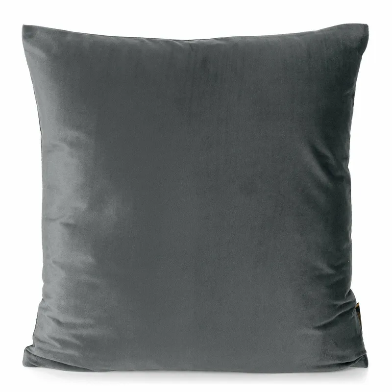 Poszewka ELORA 60x60 cm Stalowa Velvet