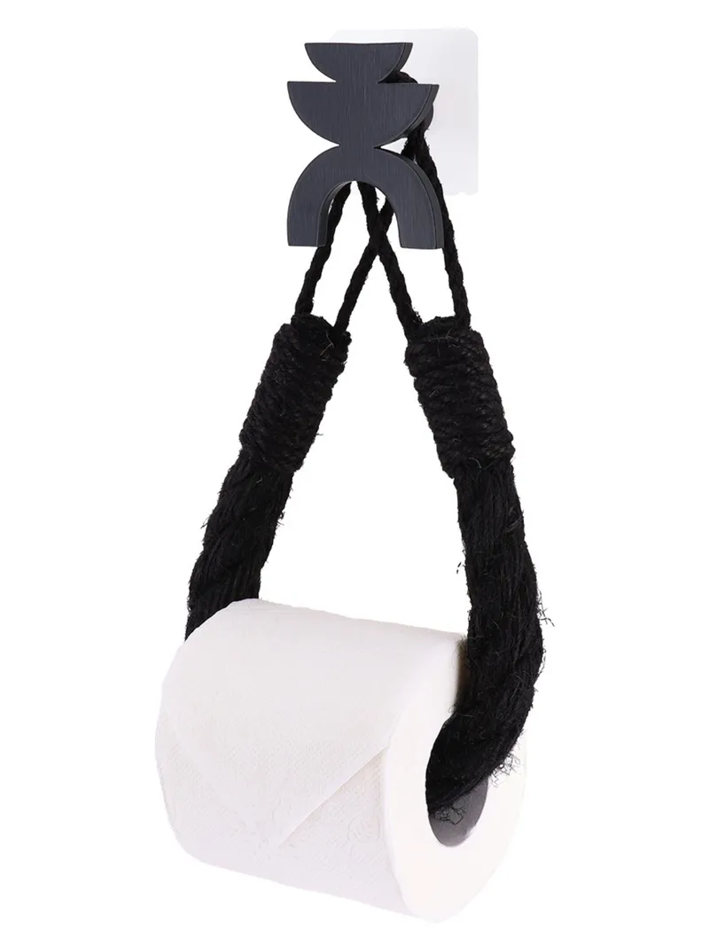 Uchwyt Na Papier Toaletowy Lina BLACK TRIBAL