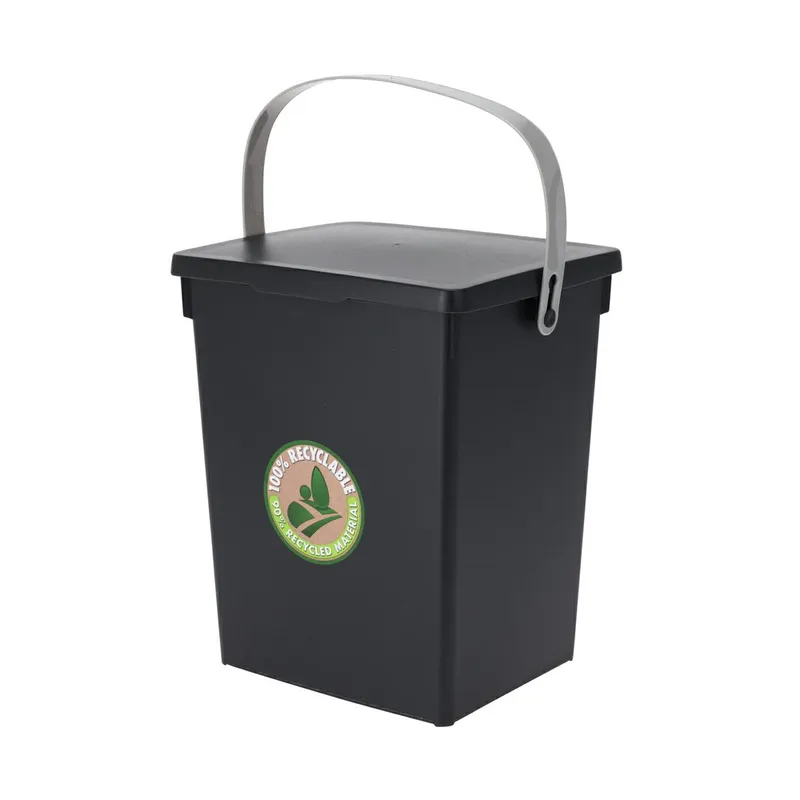 Kosz Na Śmieci Z Pokrywą Antracyt 5,5 l