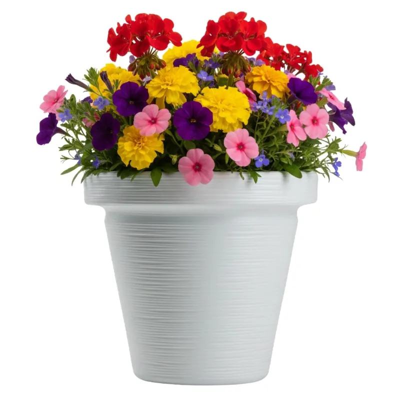 Donica Srtia Riflo H33,9X39 cm - Biała