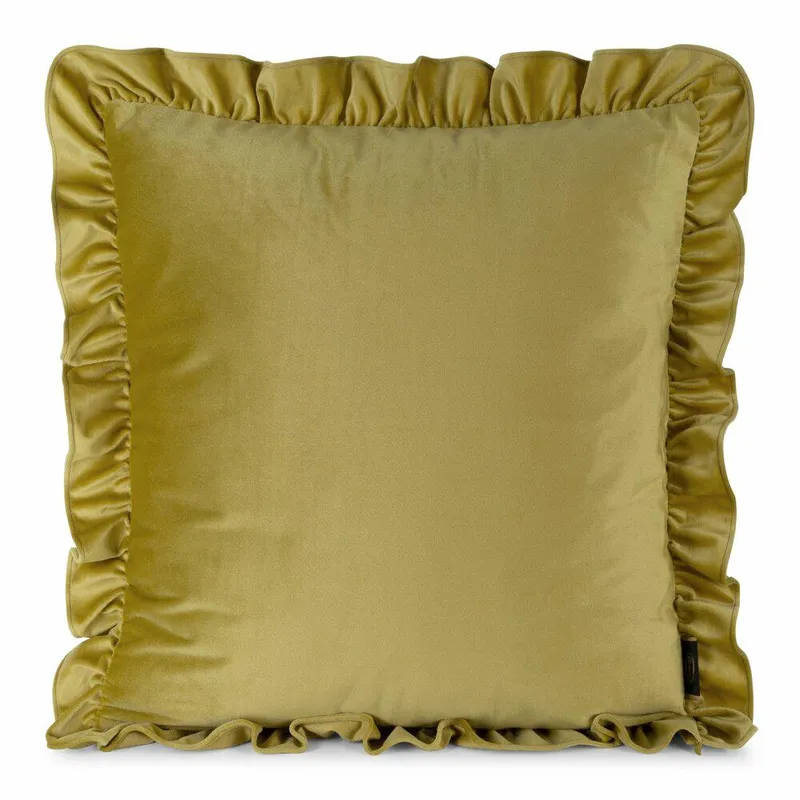 Poszewka BRENDA 60X60FALBANAMUSZTARDOWA