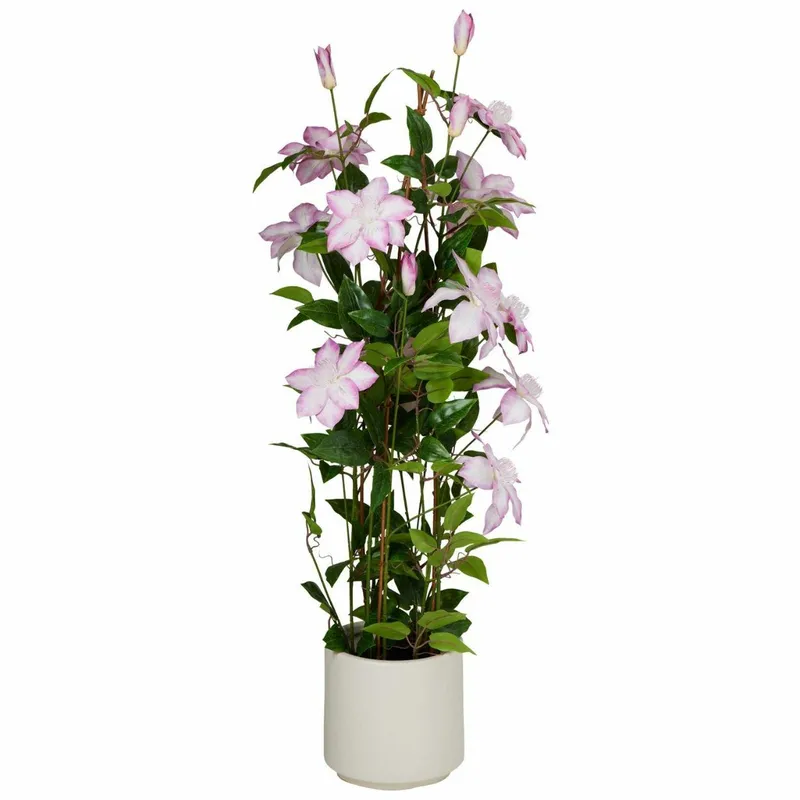 Sztuczne Drzewko Clematis 98 cm W Doniczce - Różowy