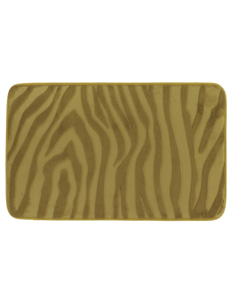 Dywanik Łazienkowy 45x75 cm Zebra - Oliwkowy