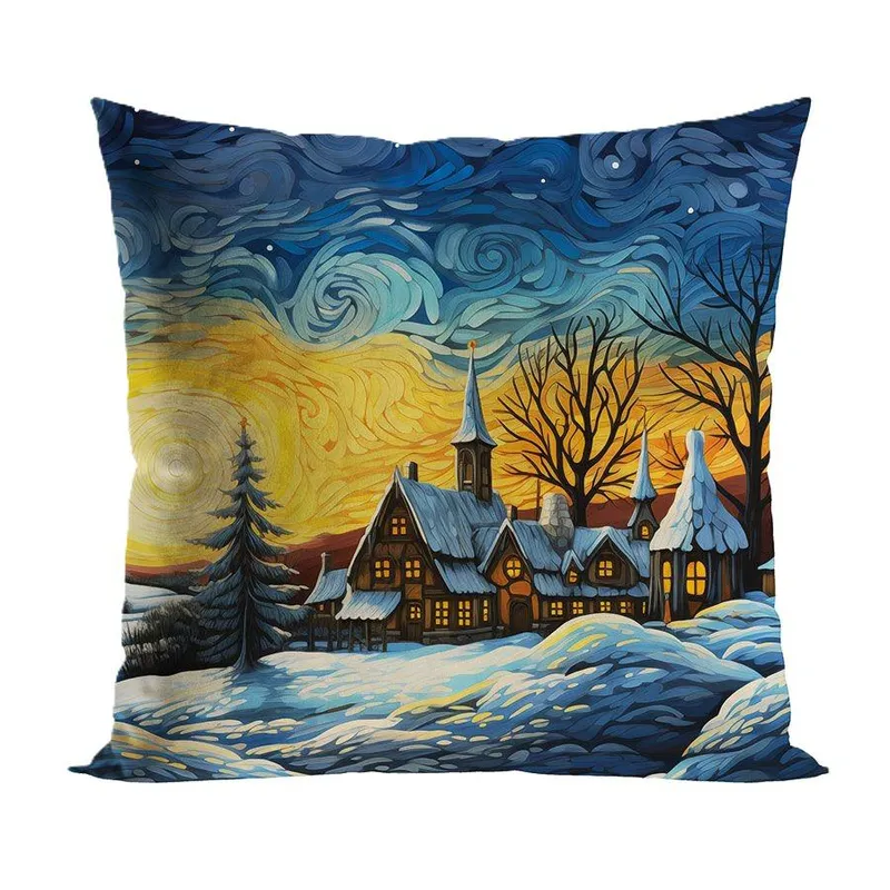 Poszewka MIASTECZKO 40x40 cm Ekspresja