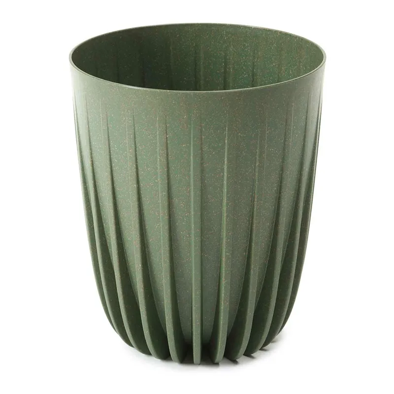 Donica Stripped ECO Wood 30XH36 - Zielona