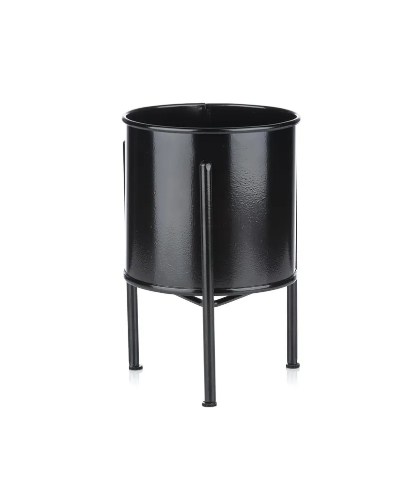 Kwietnik Stojak Z Wkładem 19 cm - Czarny
