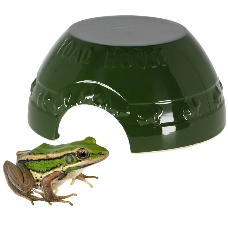 Domek Dla Żaby Ceramiczny 19,5x10cm