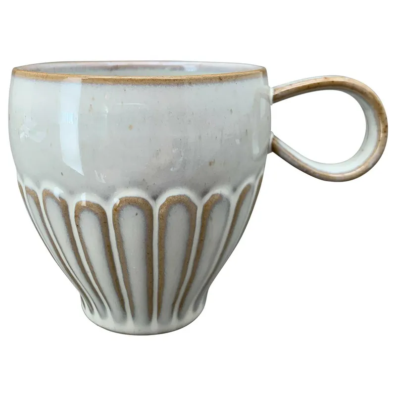 Kubek Do Kawy Ceramiczny Grau 0,34 - Szary