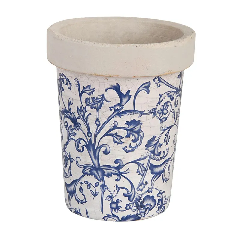 Postarzana Doniczka Ceramiczna 13x16cm