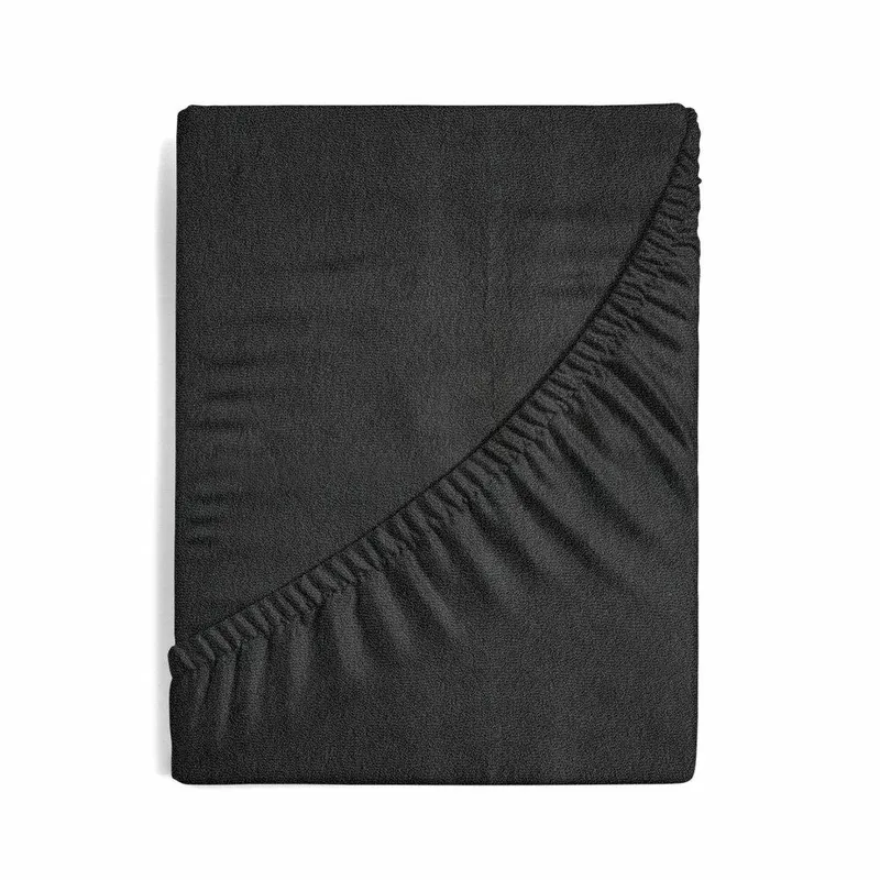 Prześcieradło FROTTE 220x200 x 20 - Czarne