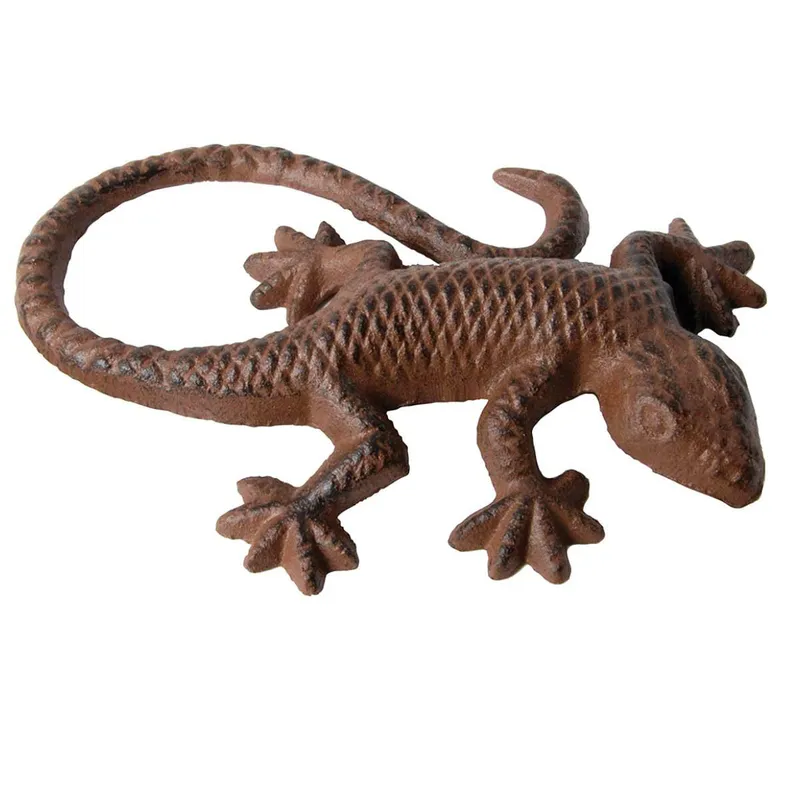 Figurka Żeliwna Jaszczurka 15,5 cm