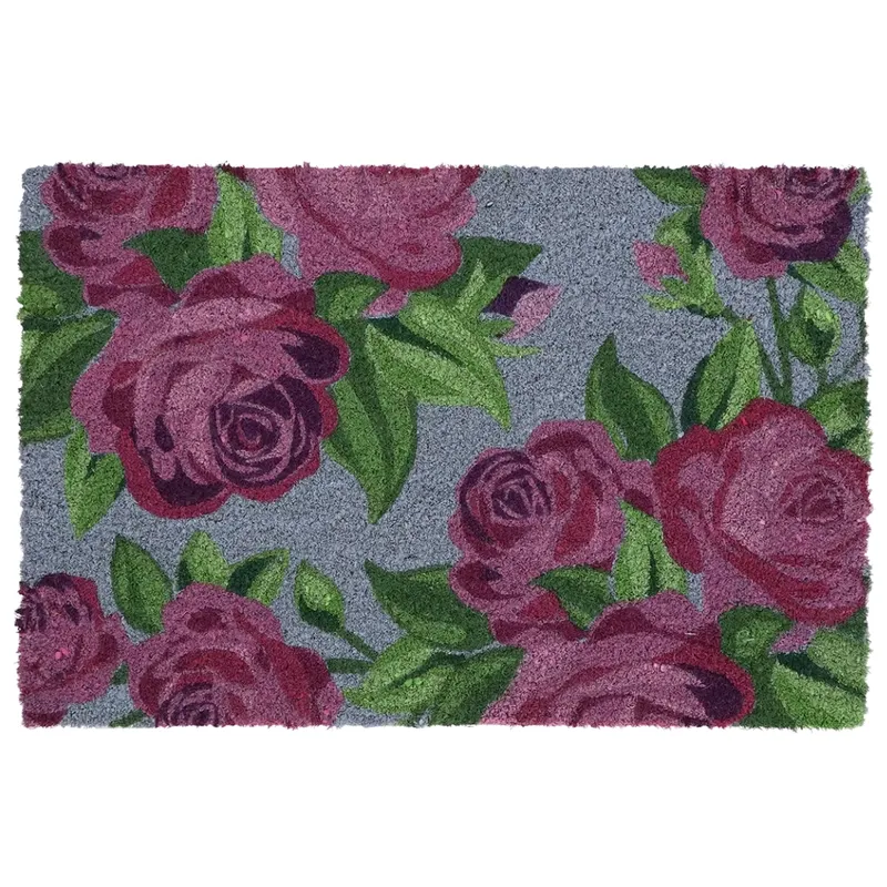Wycieraczka Z Motywem Kwiatowym 60x40 cm