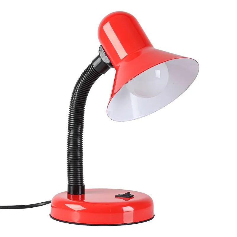 Lampka Biurkowa Mentor 1XE27 - Czerwony