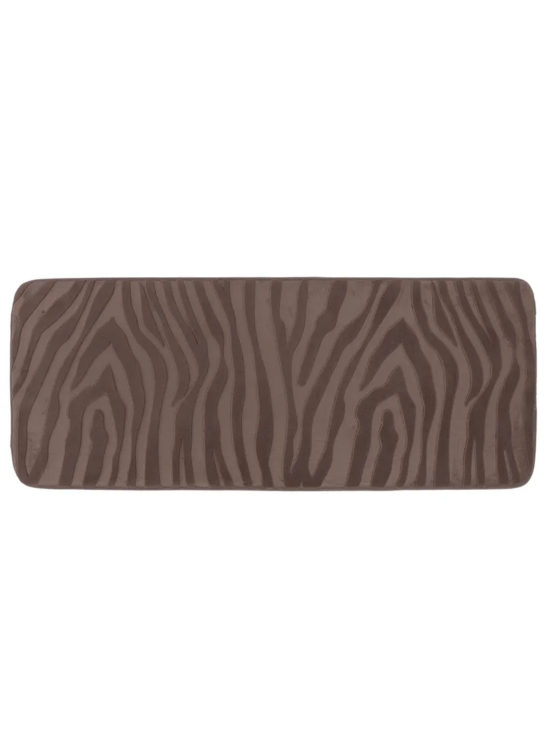 Dywanik Łazienkowy Taupe 45x120 cm Zebra