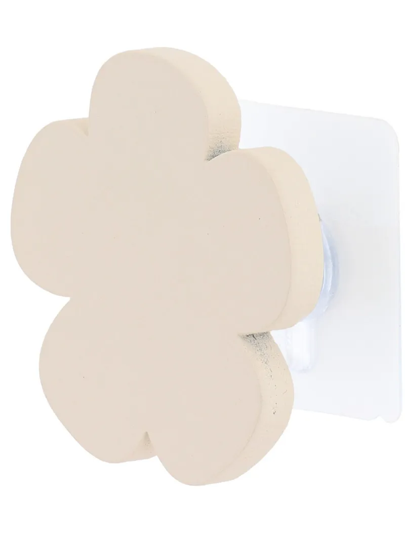 Wieszak Ścienny Bambusowy D8 FLOWER Ivory