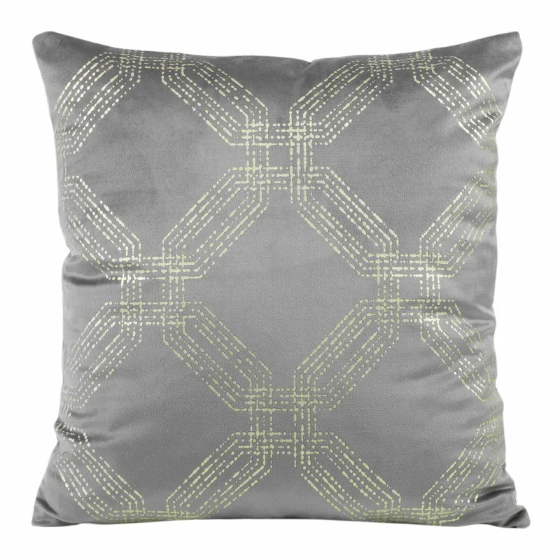 Poszewka BLINK 30 45x45 cm Welwet - Szara