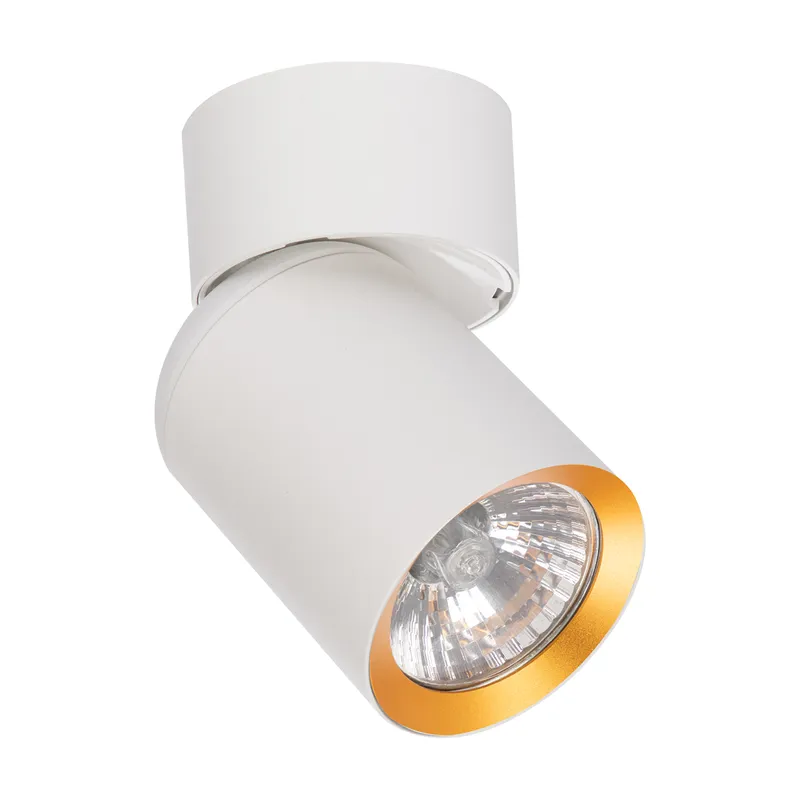 Lampa Sufitowa Spot ANDY Biały Złoty