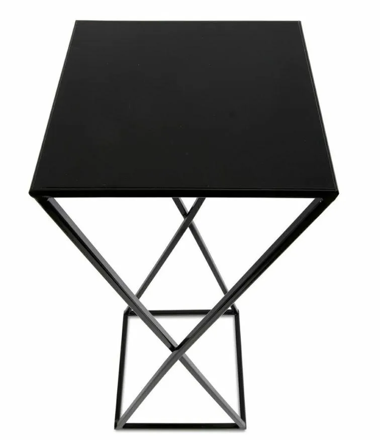 Nowoczesny Kwietnik Stojący 70 cm - Czarny