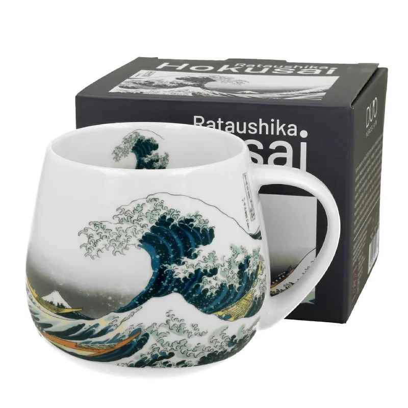 Porcelanowy Kubek Baryłka 430 ml Hokusai