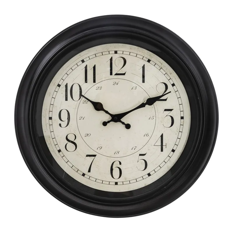 Zegar Ścienny Nelson Black 40 cm Rama