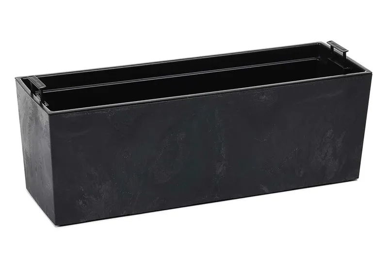 Donica Bouquet Beton 56XH19 cm - Czarny