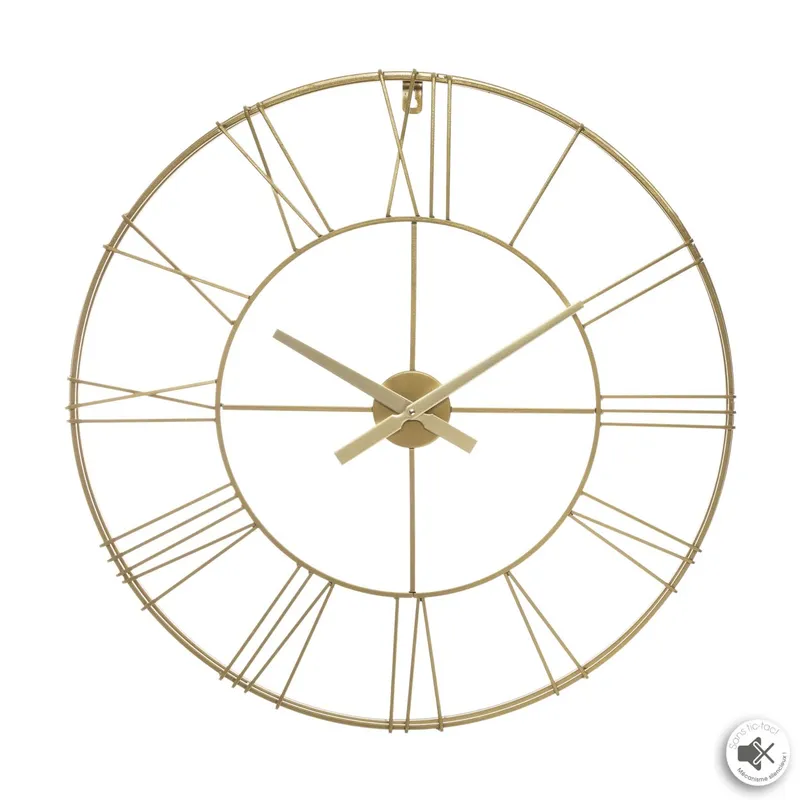 Zegar Ścienny Cason Gold 70 cm