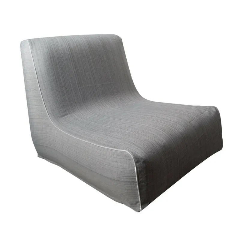 Fotel Ogrodowy 70x90x70 cm - Srebrny