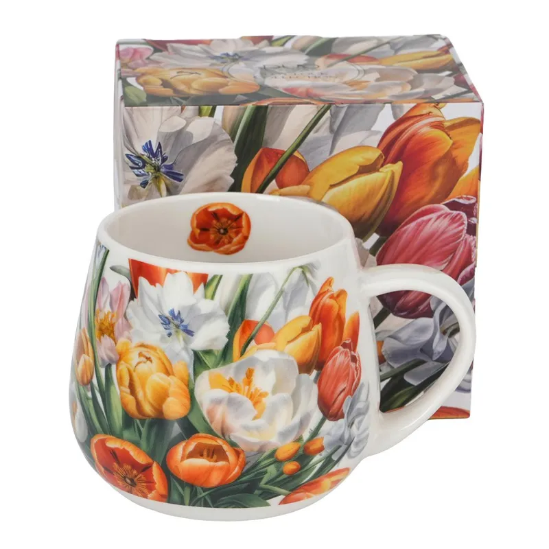 Kubek Baryłka Tulipany 430 ml