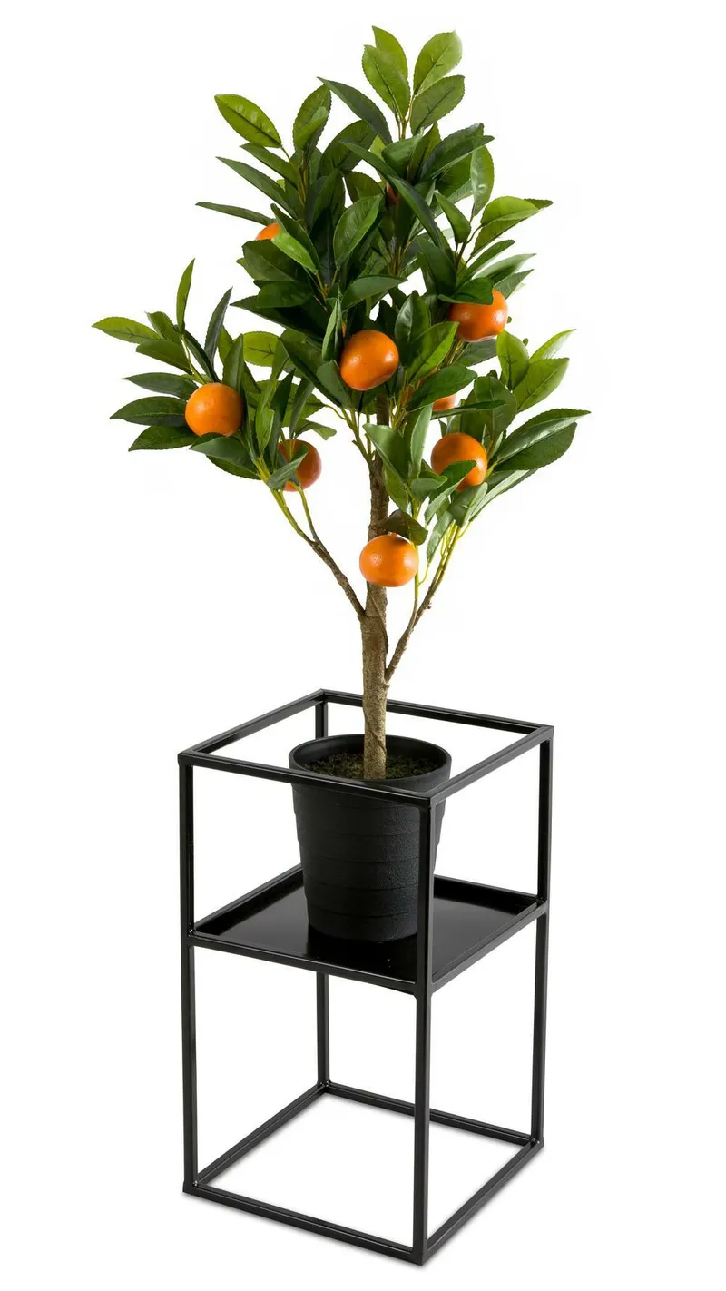 Kwietnik Stojak Na Kwiaty Z Półką 40 cm