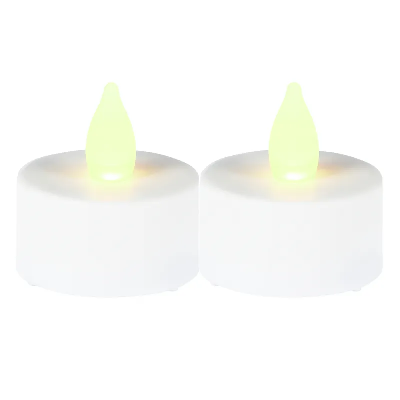 Zestaw 2 Podgrzewaczy LED Płomień - Biały