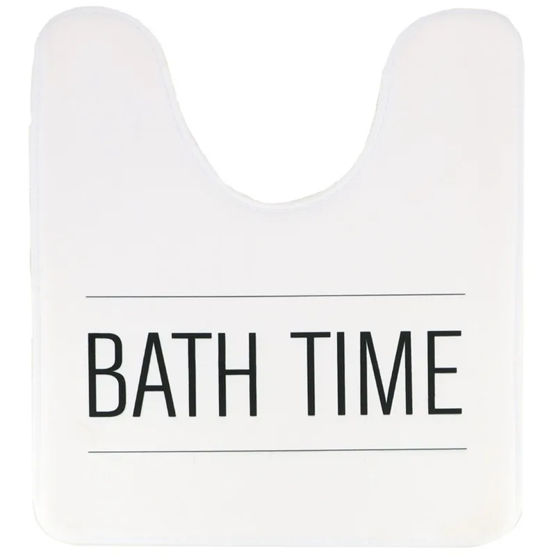 Dywanik Pod WC 45x50 cm Bath Time - Biały