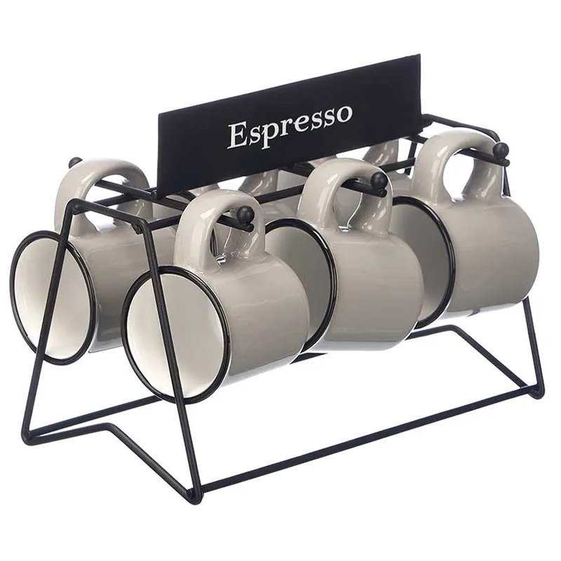 Zestaw Filiżanek Do Espresso 100 ml Szar