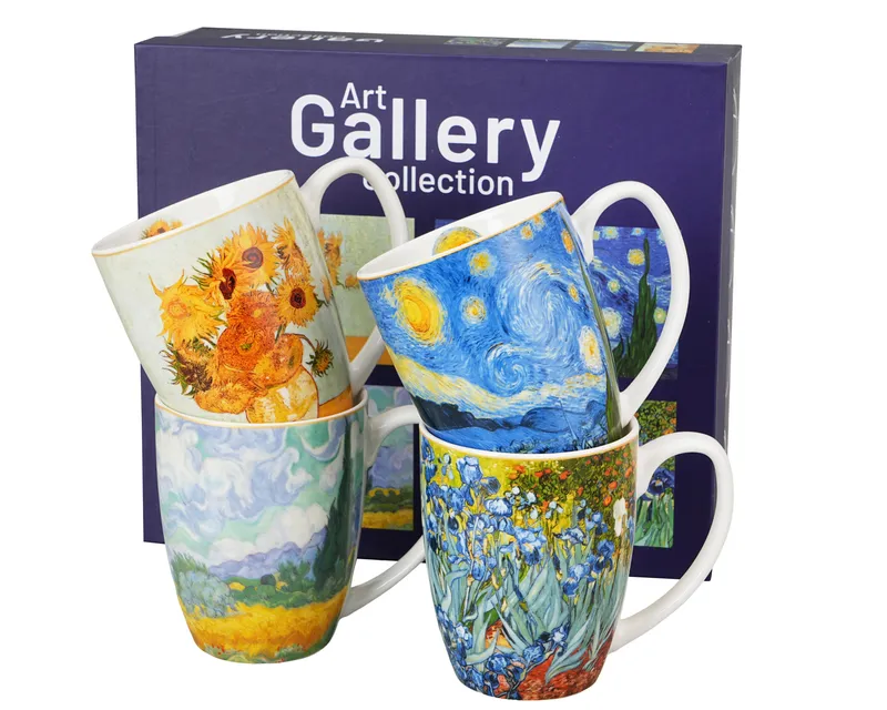 Zestaw 4 Kubków Van Gogh 350 ml