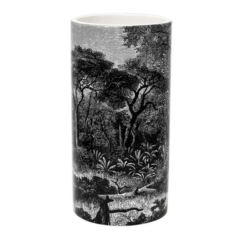 Wazon FOREST NOIR Ceramika - Czarno-Biały