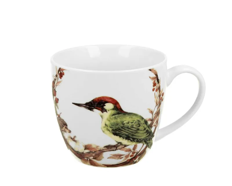 Porcelanowy Kubek Animals Dzięcioł 460