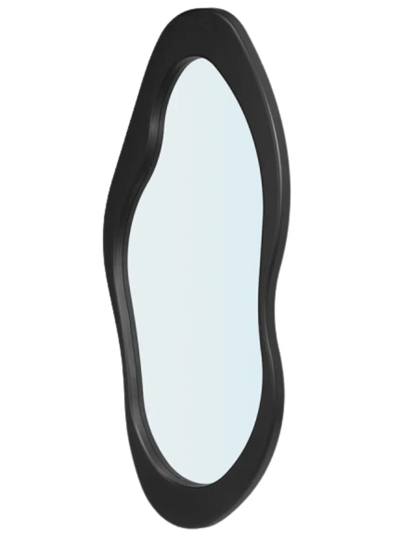 Nowoczesne Lustro 120 cm - Czarne