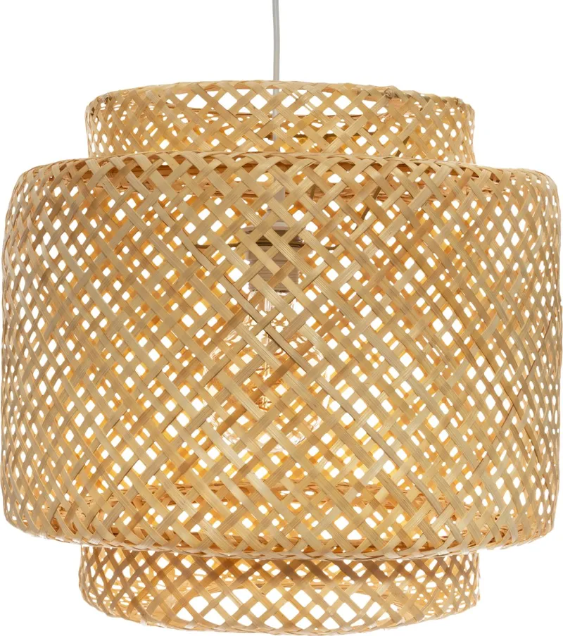 Lampa Wisząca Liby Bambusowa 40 cm
