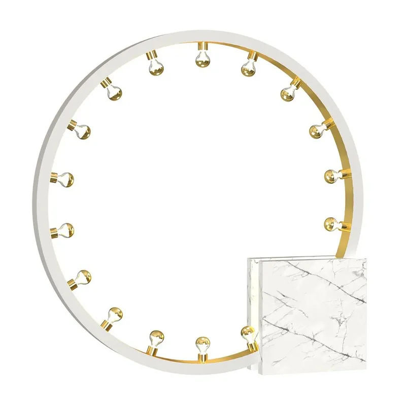 Lampa Podłogowa CASSIOPEIA Biały Złoty