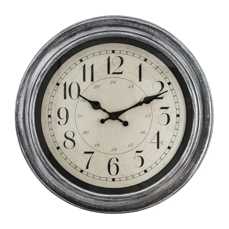 Zegar Ścienny Nelson Silver 40 cm