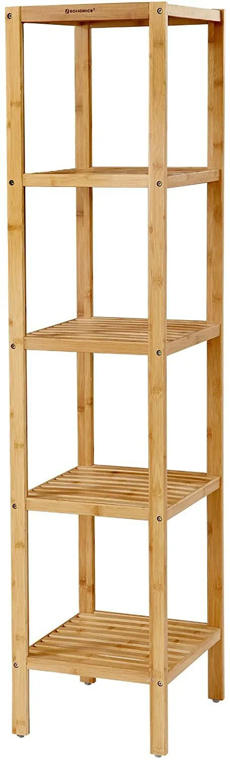 Regał Łazienkowy Bambusowy BOHO 146 cm
