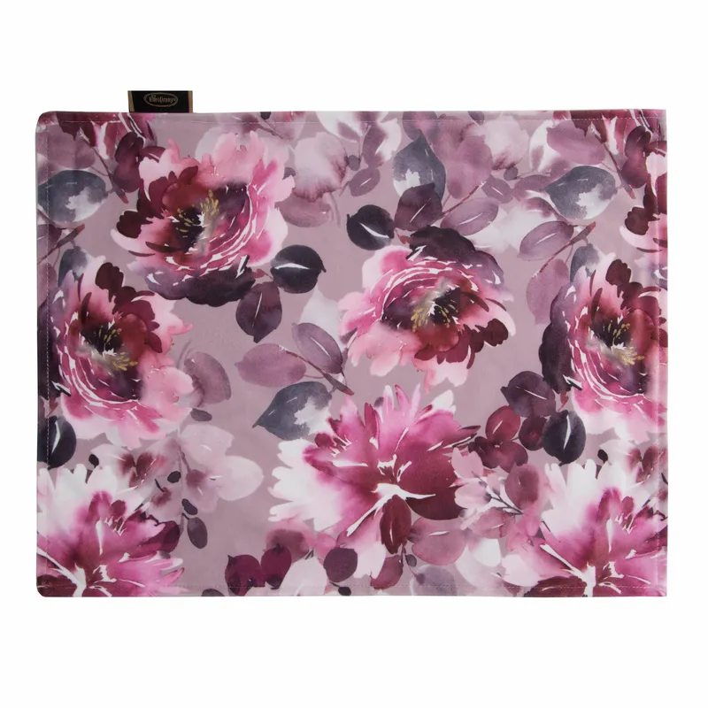 Podkładki VELVET1 30x40 cm Pudrowy Komplet 4 szt