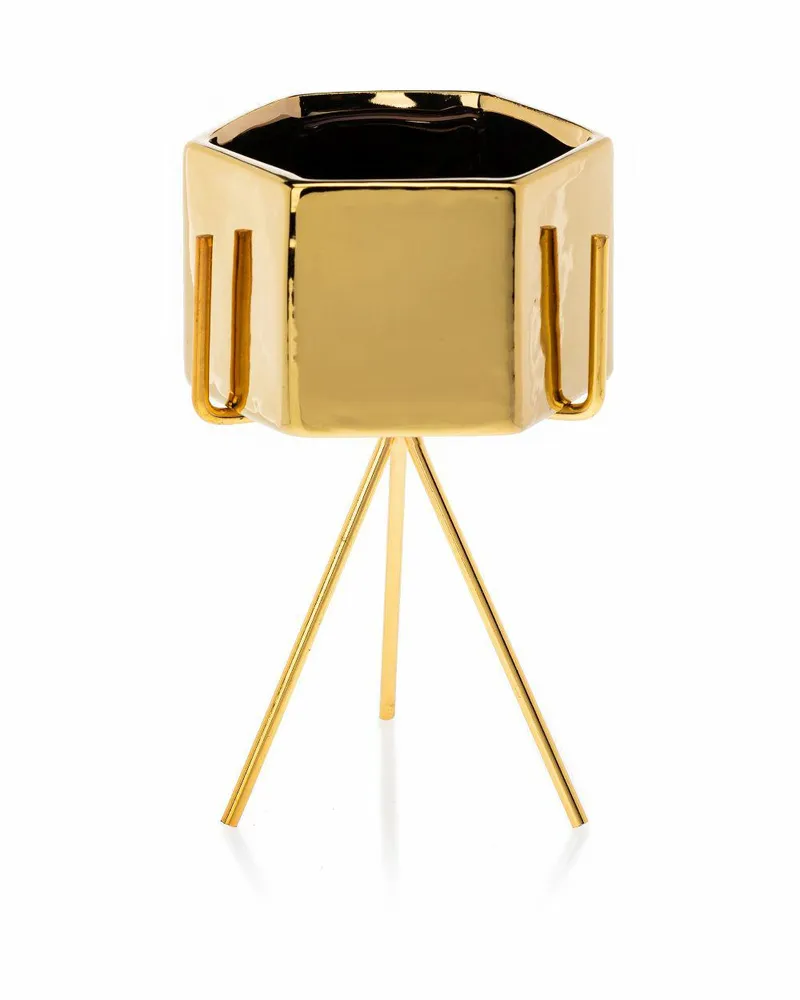 Doniczka Sashi Gold 18,5 cm