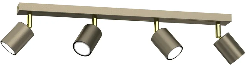 Lampa Sufitowa Spot STRIPER Złoty Szary
