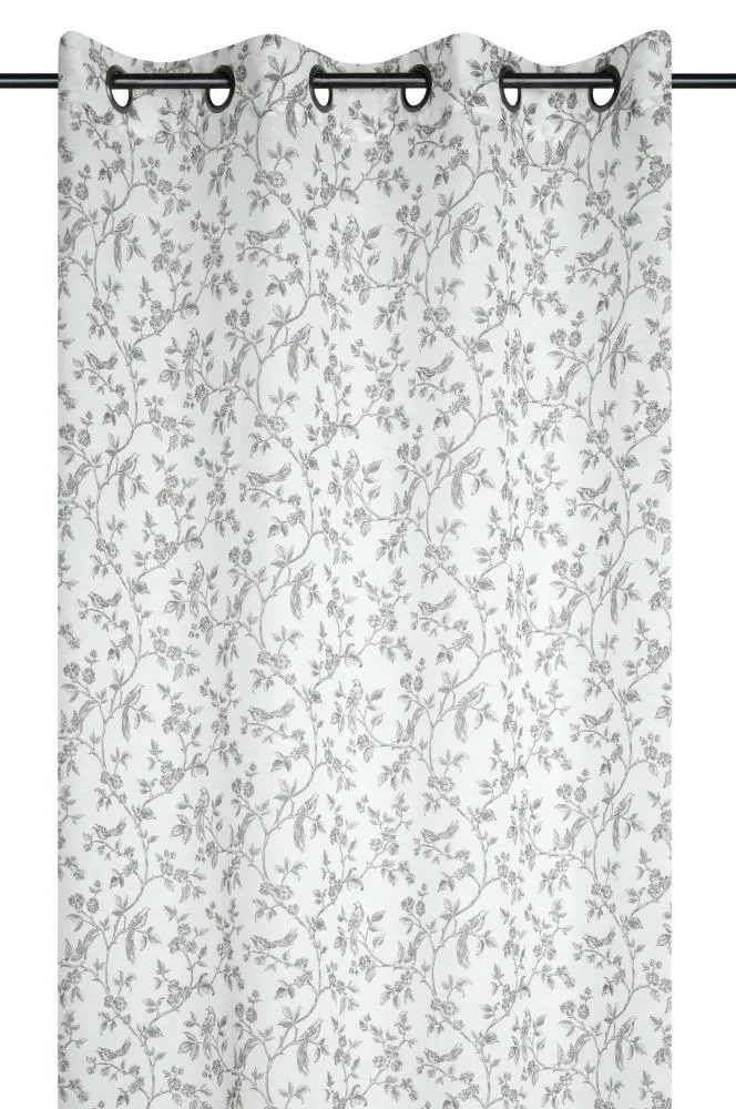 Firana CLARINE 140x260 Gałązki Ptaki