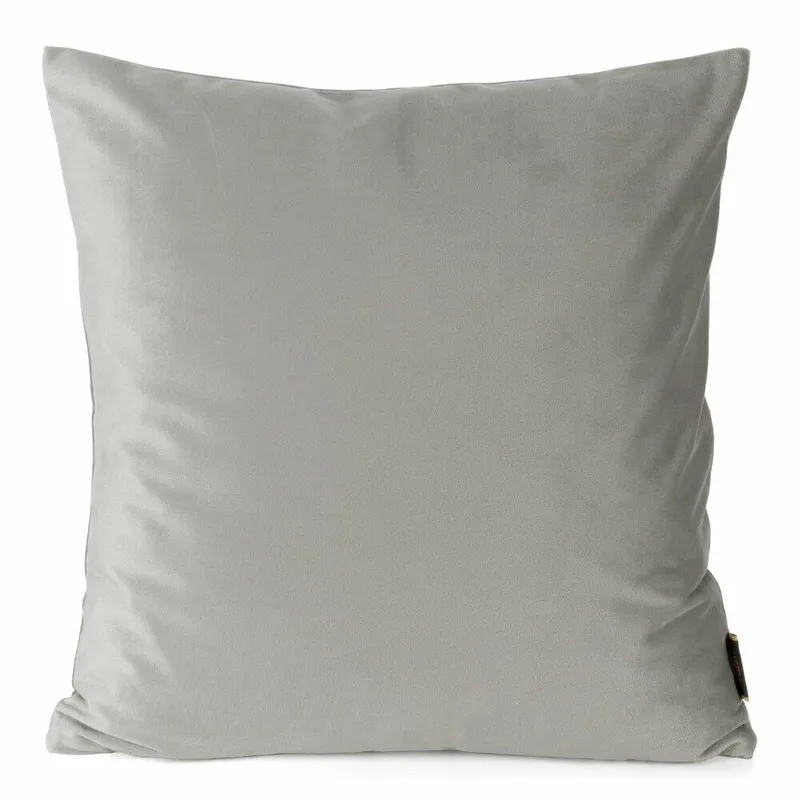 Poszewka ELORA 45x45 cm Gładka - Srebrna