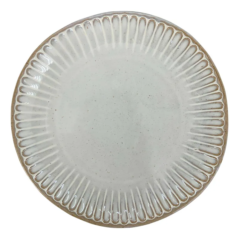 Talerz Obiadowy Ceramiczny Grau - Szary