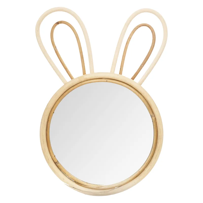 Okrągłe Lustro Ścienne Rabbit Wykonane