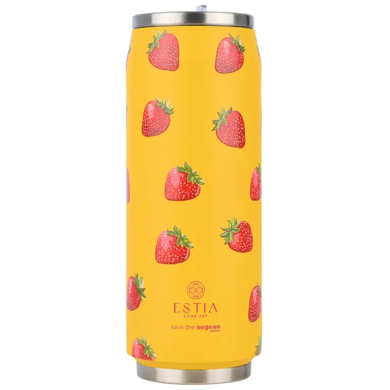 Kubek Termiczny Ze Słomką 500 ml Berry Bright