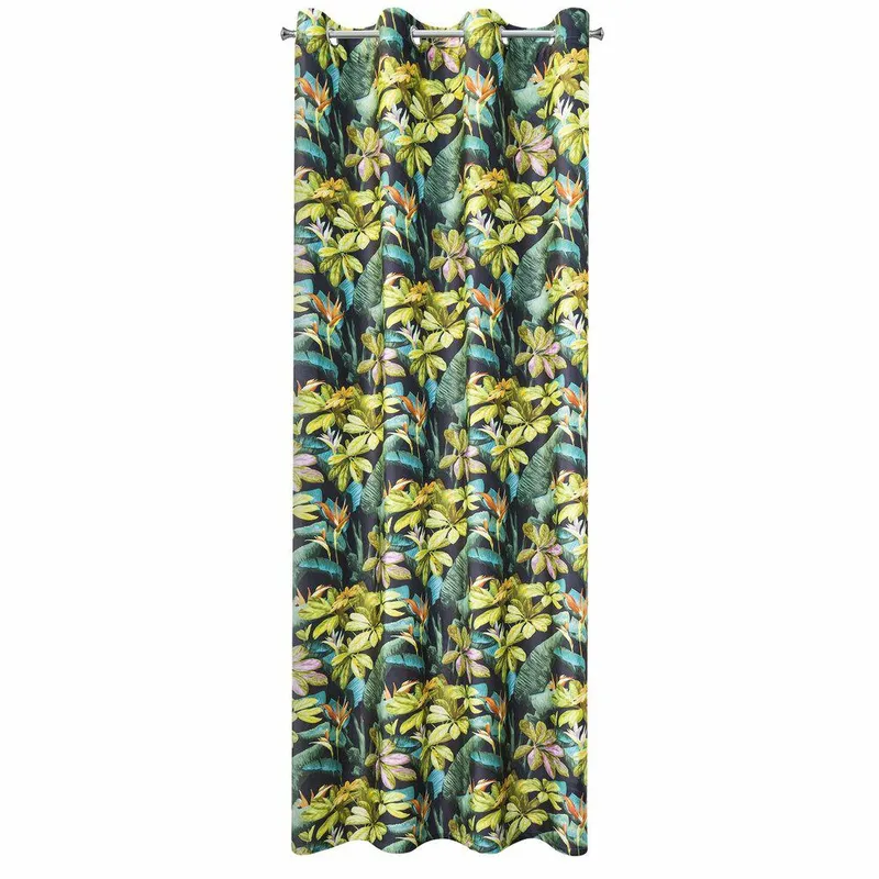 Zasłona LIVY 140x250 Liście Kwia - Zielone