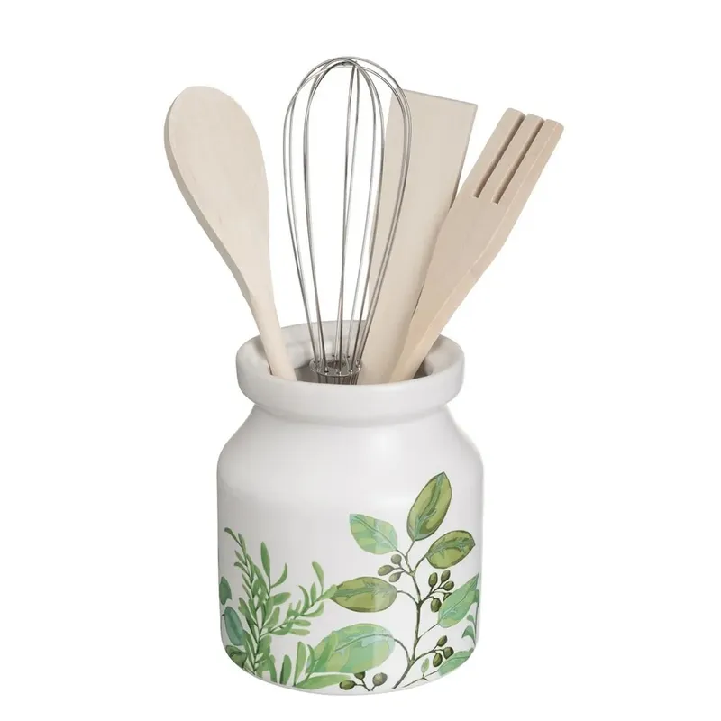 Pojemnik Ceramiczny Na Przybory Kuchenne GREENS